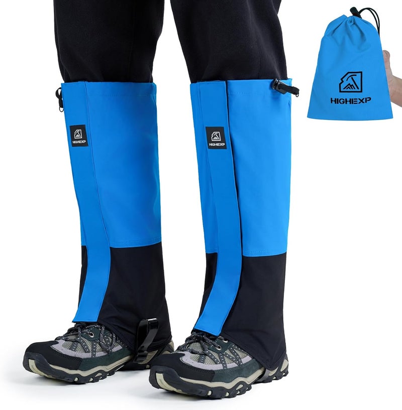 HIGH EXPERIENCE Store Leg Gaiters 100% Waterproof Adjustable Shoe Snow Boot Guard Gators for Hiking Shoe Cover Hunting Snowshoeing Climbing Walking for Women Men - Image 1